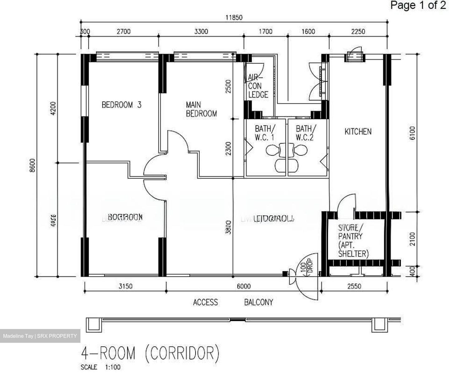 Blk 609 Bukit Panjang Ring Road (Bukit Panjang), HDB 4 Rooms #623136561